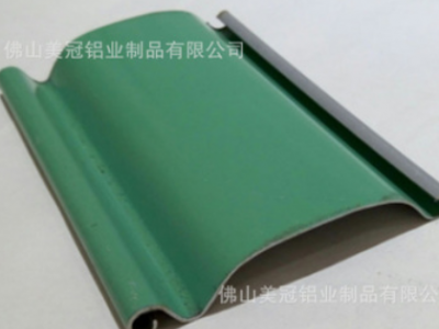 定制各種規格裝飾料三酸氧化電泳表面鋁合金卷閘門型材卷閘門