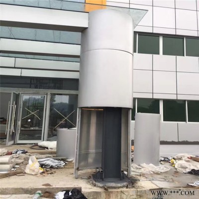 政府辦公樓入口包柱子鋁單板 商場(chǎng)中庭包柱子鋁板廠家 包柱子鋁板定制