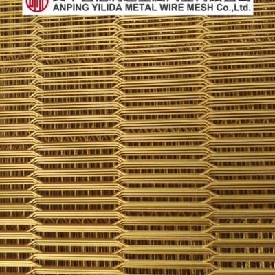 安平鐵領廠家批量生產菱型孔六角型孔鋁板網鋼板網 可用于室內裝飾吊頂建筑幕墻等網身輕便美觀大方