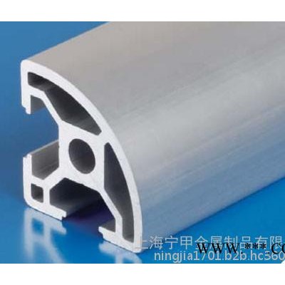 3030R45度半圓弧工業(yè)鋁型材 組裝外框表面機(jī)械設(shè)備專用鋁型材
