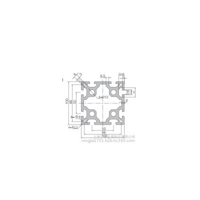 歐標100100重型鋁型材 自動機電重型設備框架機械鋁合金型材加工 100100鋁管