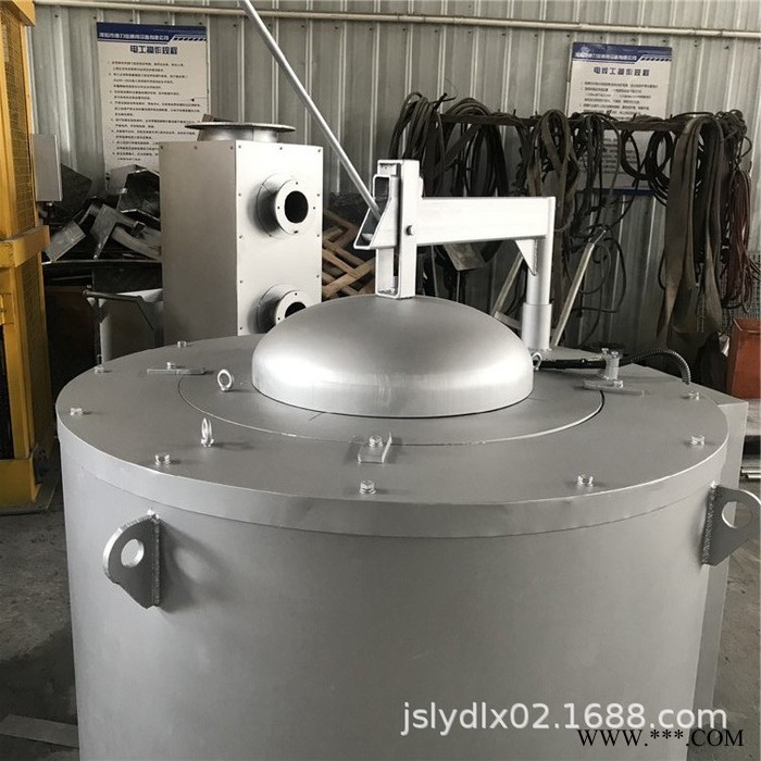 德力信BW-500 1t電爐 800度高溫爐 小型坩堝式集中熔化爐 提煉鋁錠設(shè)備