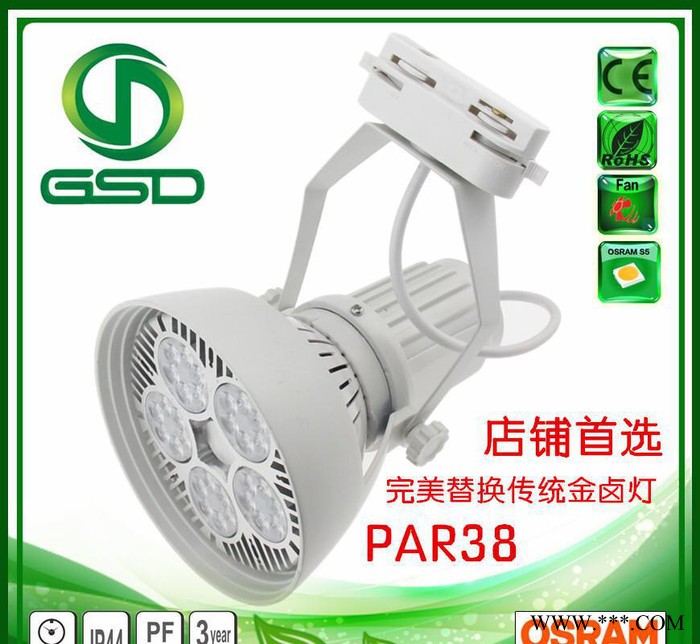 2015新款 30珠LEDpar38軌道燈 更高工藝—電泳/