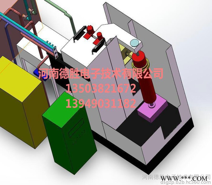 德勝DSZP-300熱處理生產(chǎn)線,在線淬火回火退火等熱處理,中頻淬火設(shè)備
