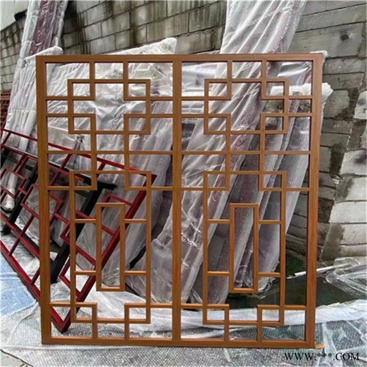 鋁合金屏風廠家定制 鋁板鏤空鋁窗花來圖加工定制