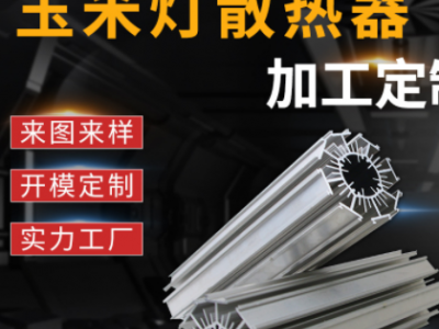 玉米燈鋁型材散熱器 異型工業(yè)鋁制品開模定做鋁合金型材加工